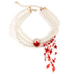 Halloween Pearl Collar Retro Gothic Style