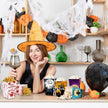 Halloween Popcorn Boxes In 3 Designs. Halloween Party Supplies In 3 Styles, 4 Of Each Style, 12 In Total