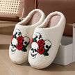 Halloween Slippers – Plush Anti-Slip Warm Slippers for Men & Women