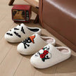 Halloween Slippers – Plush Anti-Slip Warm Slippers for Men & Women