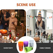 Halloween cups A Pack Of 8 Halloween Plastic Cups With Patterns.