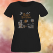 Happy Halloween Scene Rhinestone Shirt – Spooky Sparkle Bling Tee | Blingdazzel