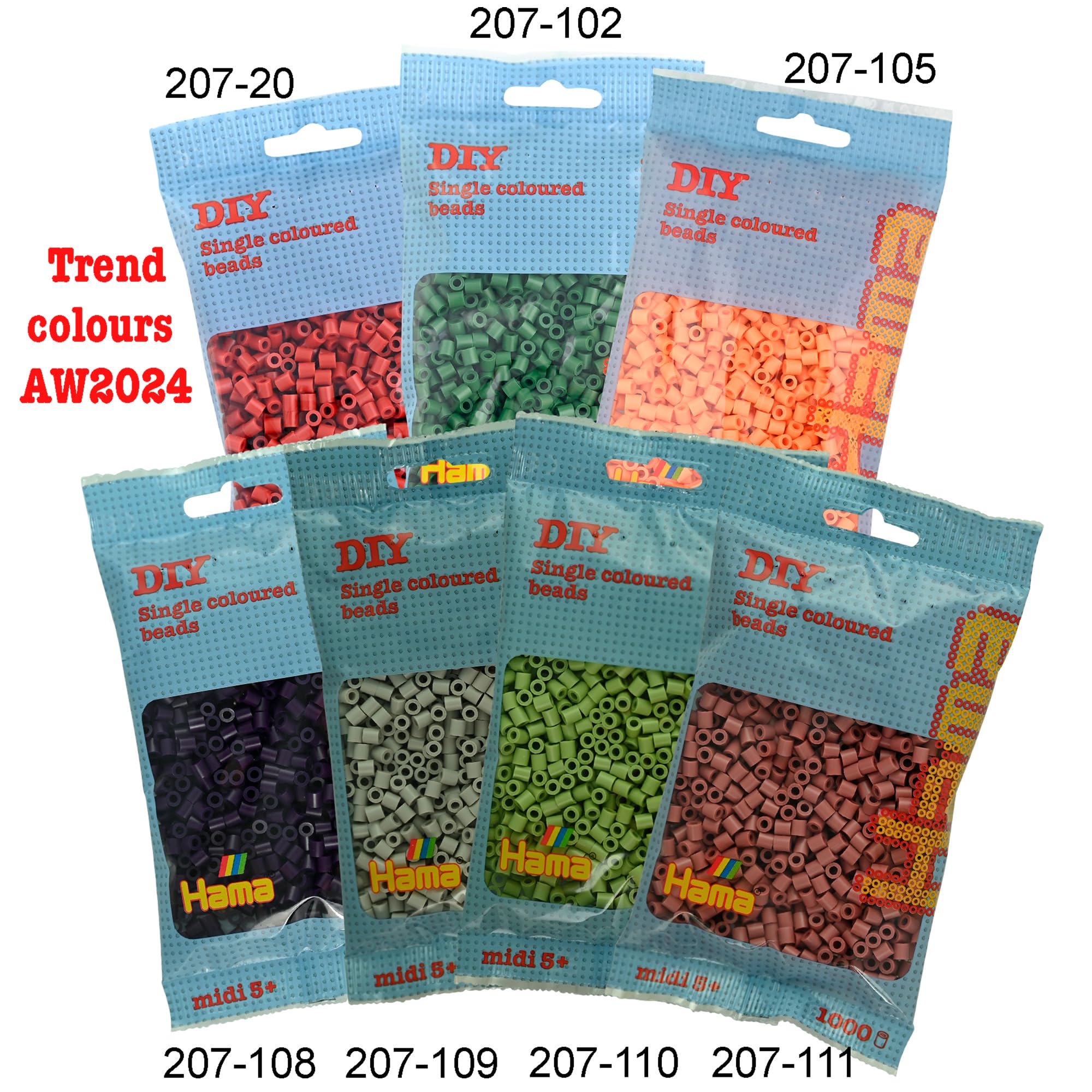 Hama - BEADS IN SORTING TRAY