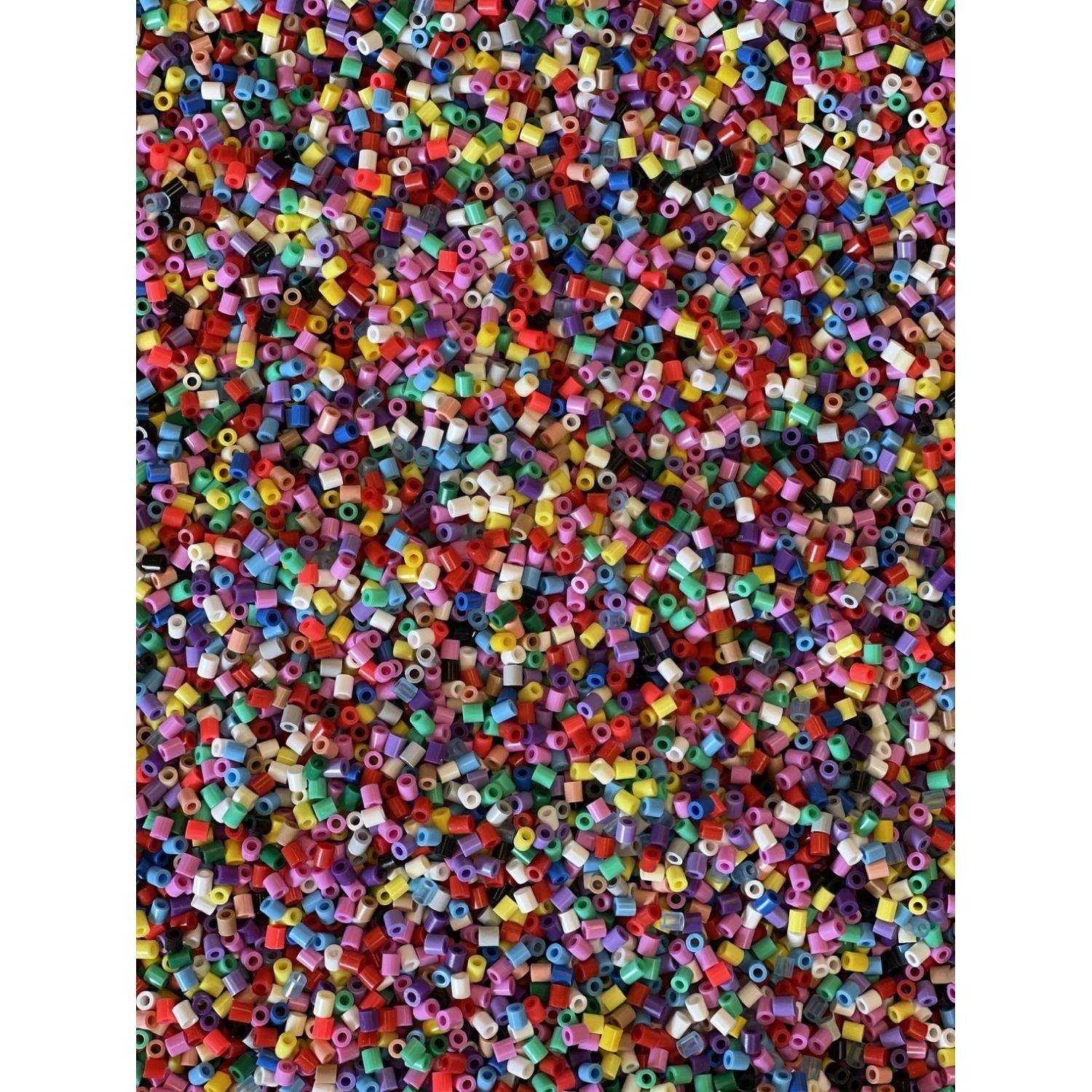 Hama - Beadsin A Bucket 10000-Piece - Midi Bead 5mm - Assorted Colors