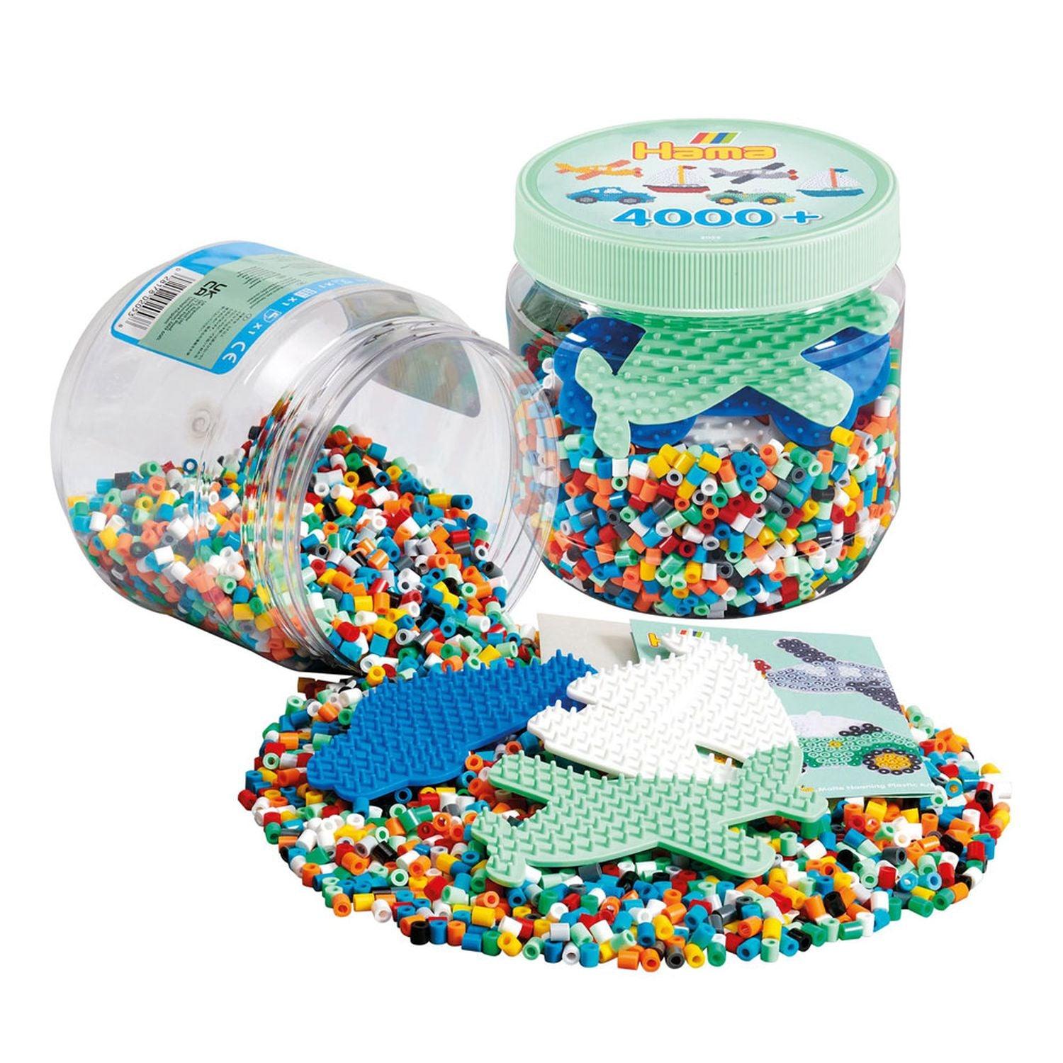 Hama - Midi 4K Beads/Pegboardsin Jar - Green