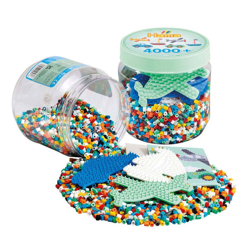 Hama - Midi 4K Beads/Pegboardsin Jar - Green