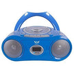 HamiltonBuhl - Boombox Bluetooth Cd Casette 6Input Blue