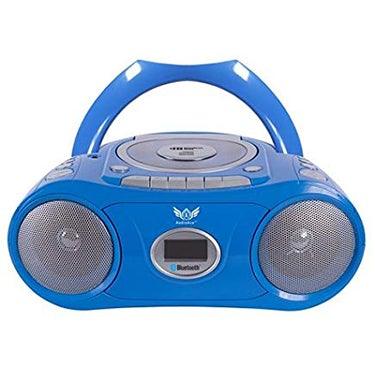 HamiltonBuhl - Boombox Bluetooth Cd Casette 6Input Blue