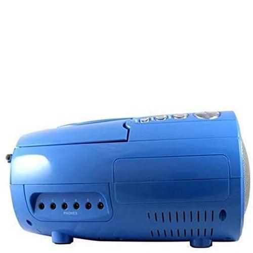 HamiltonBuhl - Boombox Bluetooth Cd Casette 6Input Blue