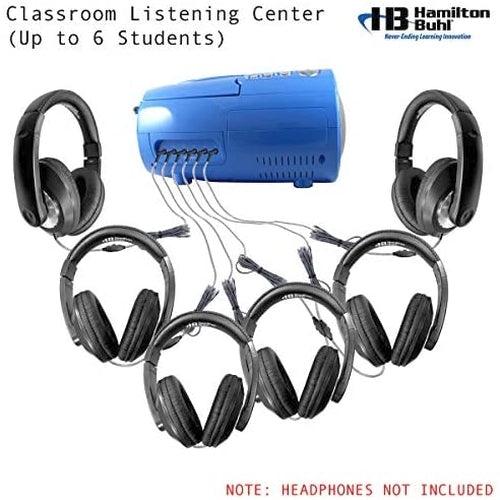 HamiltonBuhl - Boombox Bluetooth Cd Casette 6Input Blue