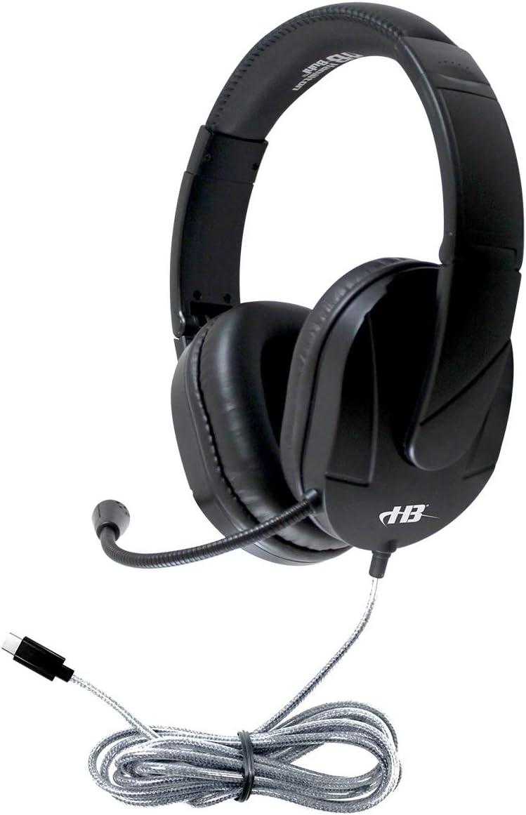 HamiltonBuhl - Headset (M2Usbc)-2C Deluxe Multimedia Usb Type-C Headset With Steel Gooseneck Microphone