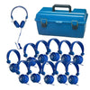 HamiltonBuhl - Lab Pack 12 Blue Headsets Favoritz With Mic & Cc