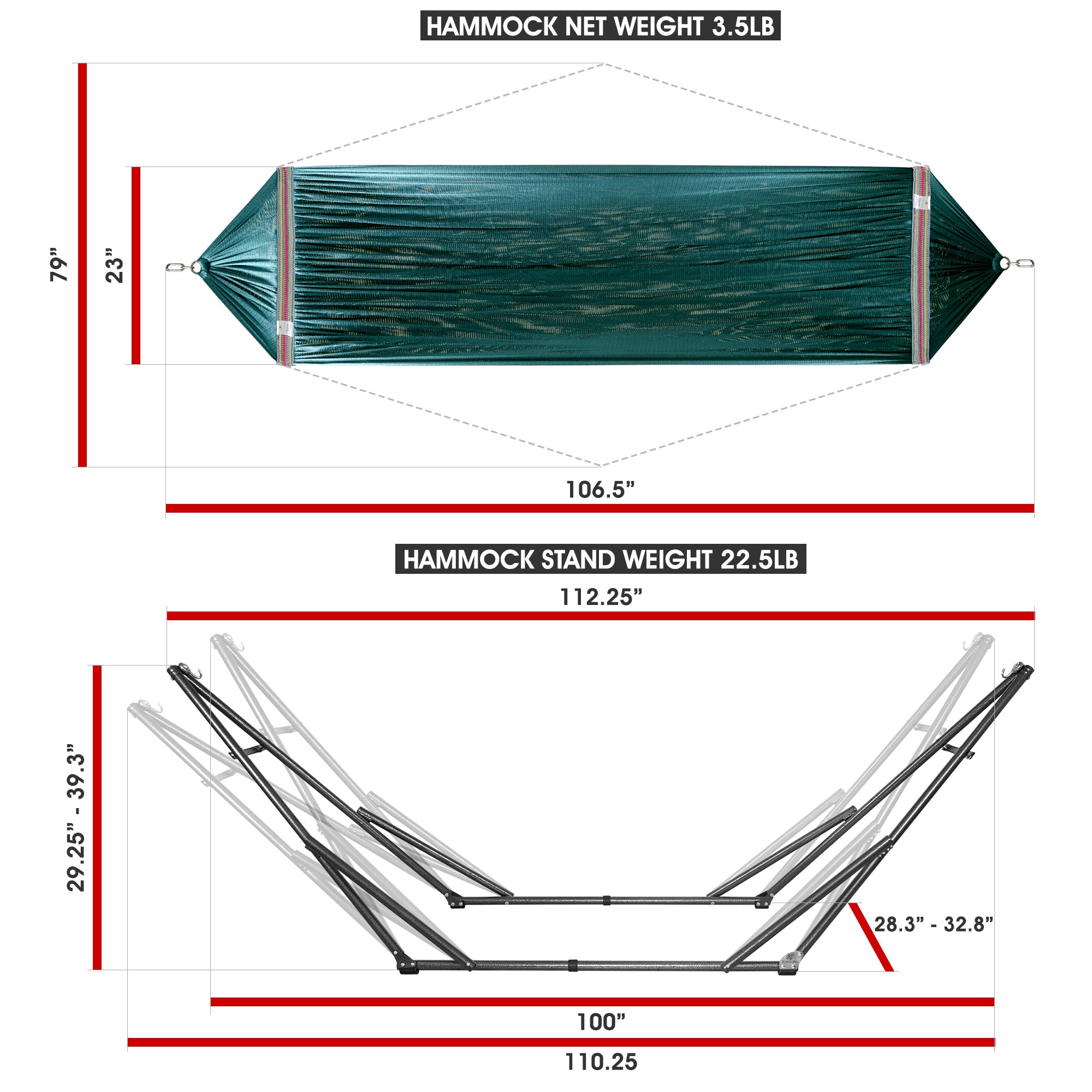 Original Stainless Steel Hammock Stand