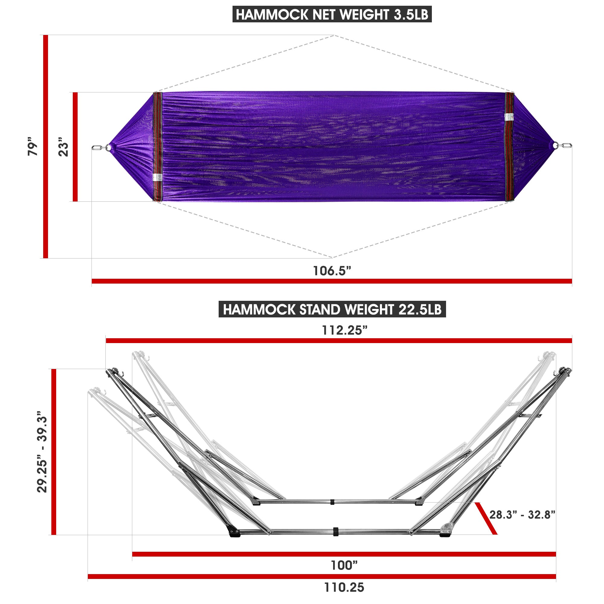 Original Stainless Steel Hammock Stand