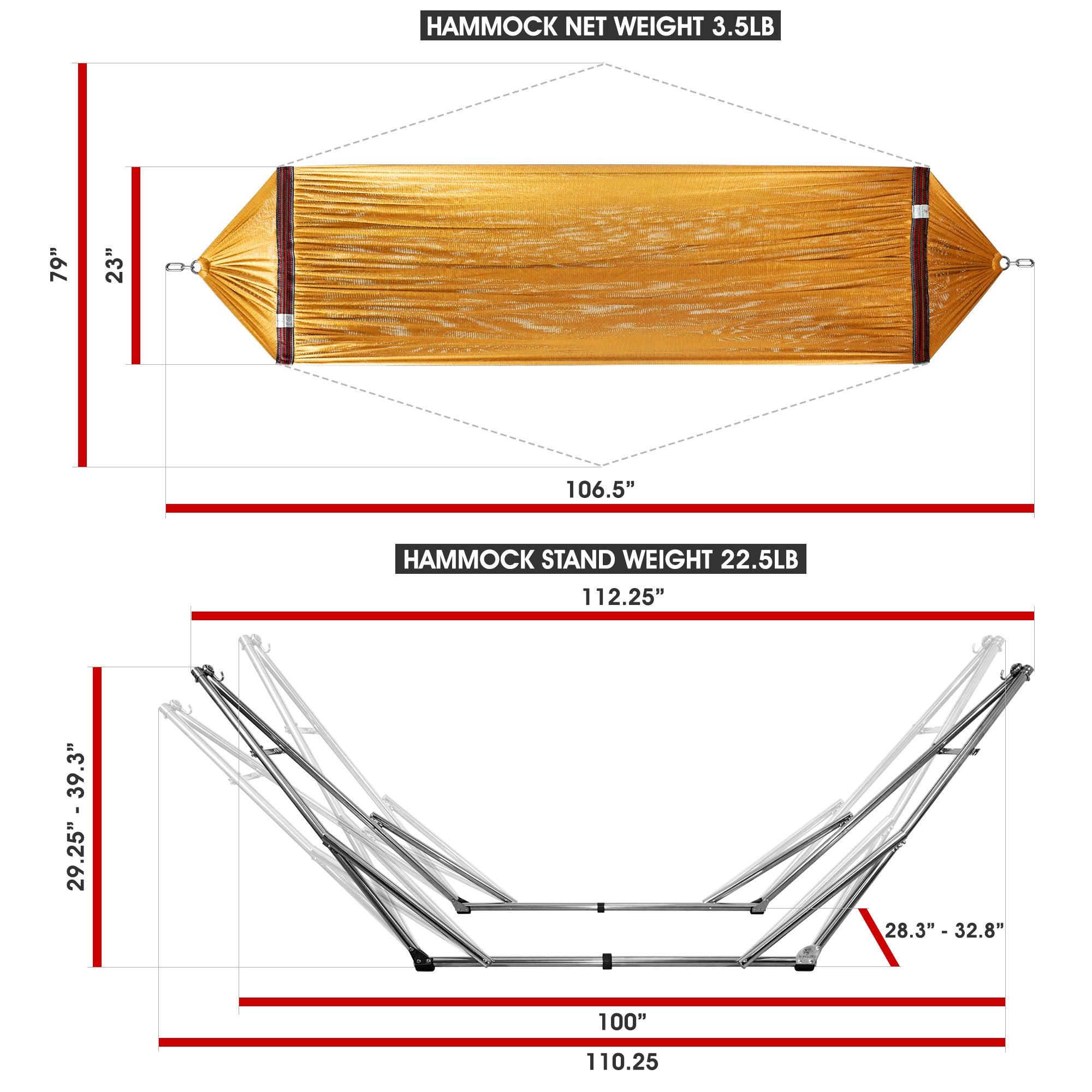 Original Stainless Steel Hammock Stand