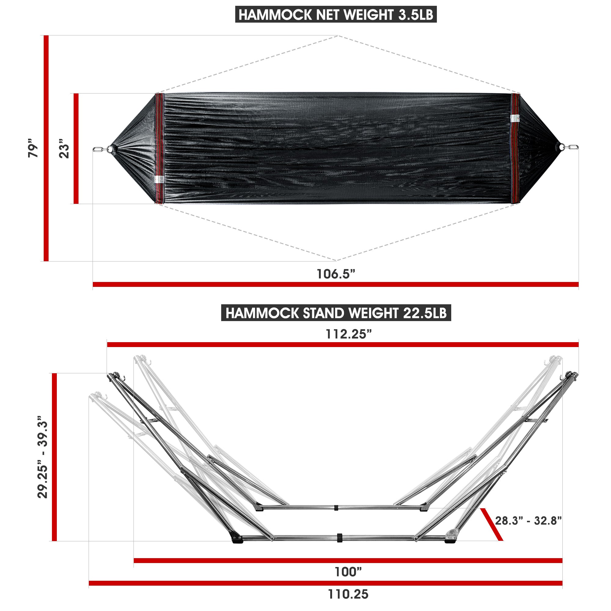 Original Stainless Steel Hammock Stand