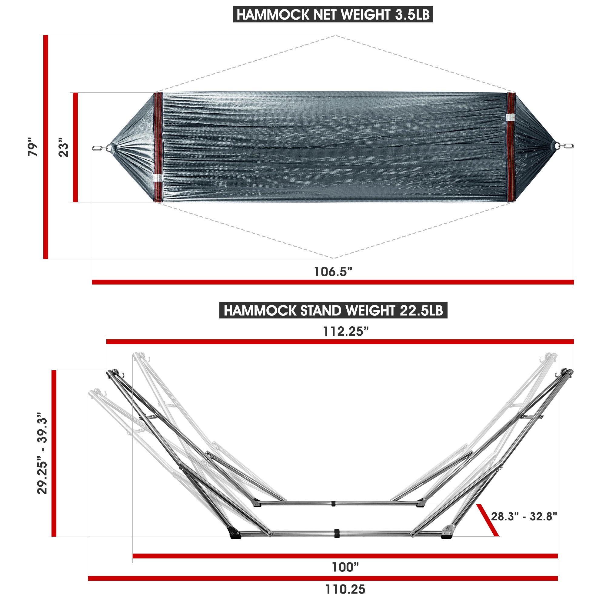 Original Stainless Steel Hammock Stand