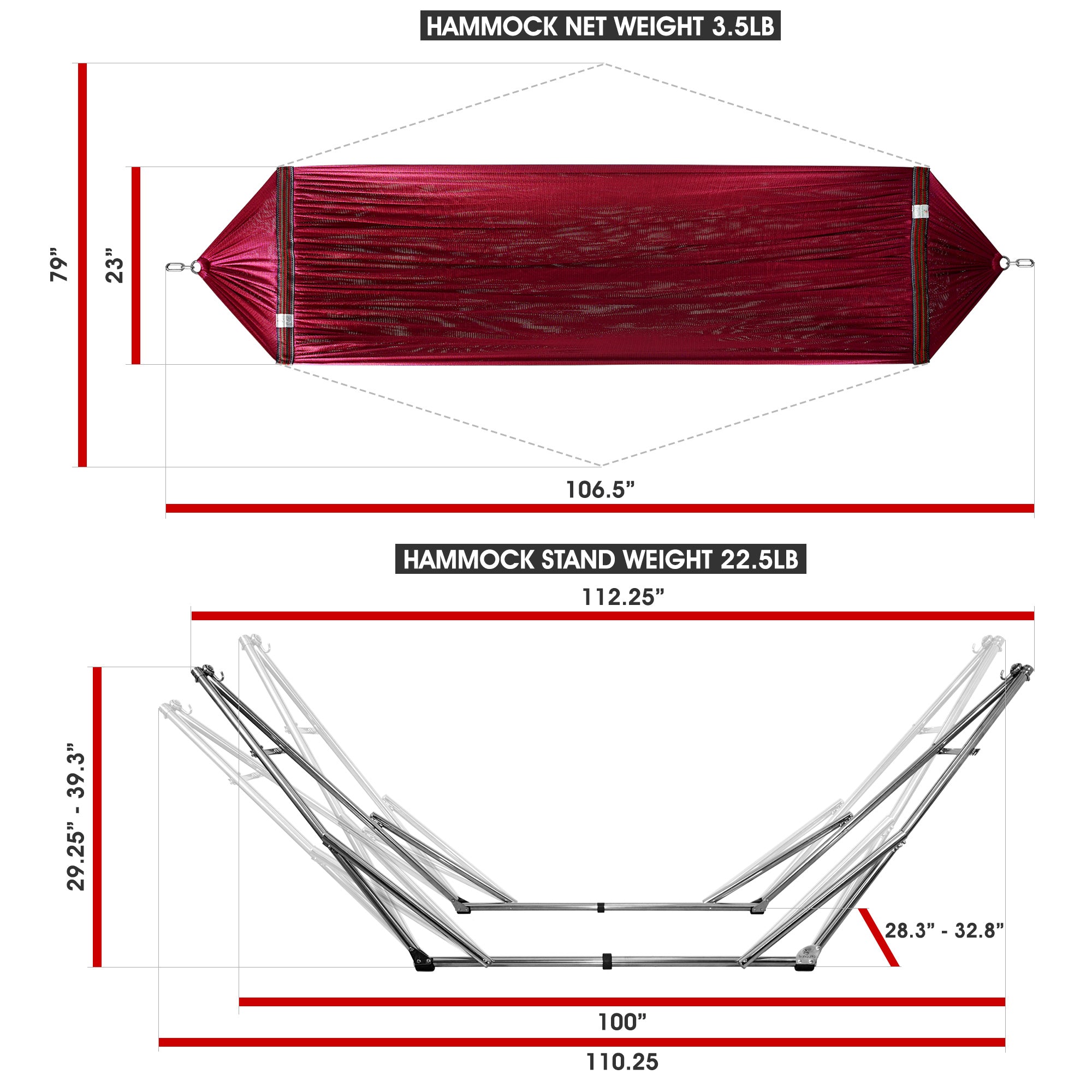 Original Stainless Steel Hammock Stand