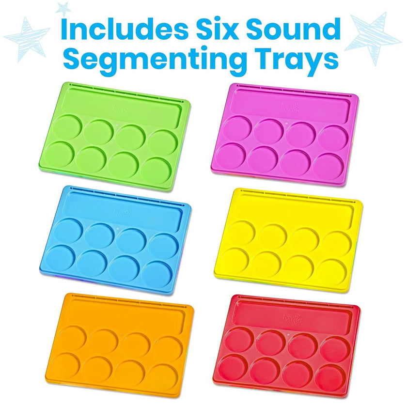 Hand 2 Mind - Little Minds At Work Sound Segmenting Trays Set of 6