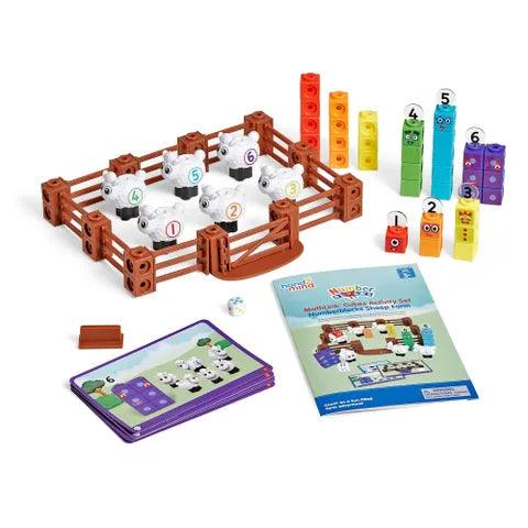 Hand 2 Mind - Mathlink Cubes Numberblocks Sheep Farm Activity Set
