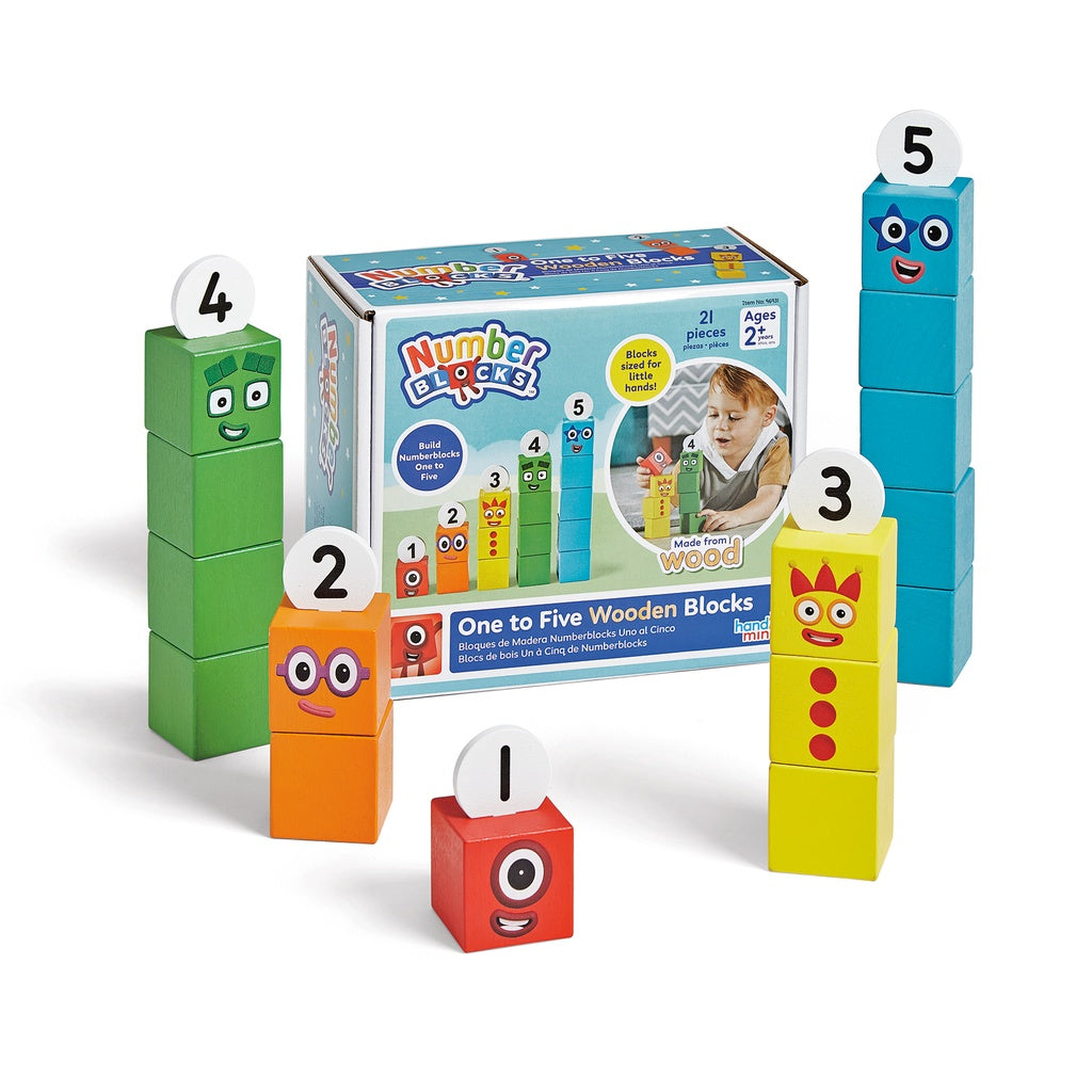 Hand 2 Mind - Numberblocks 1-5 Wooden Blocks