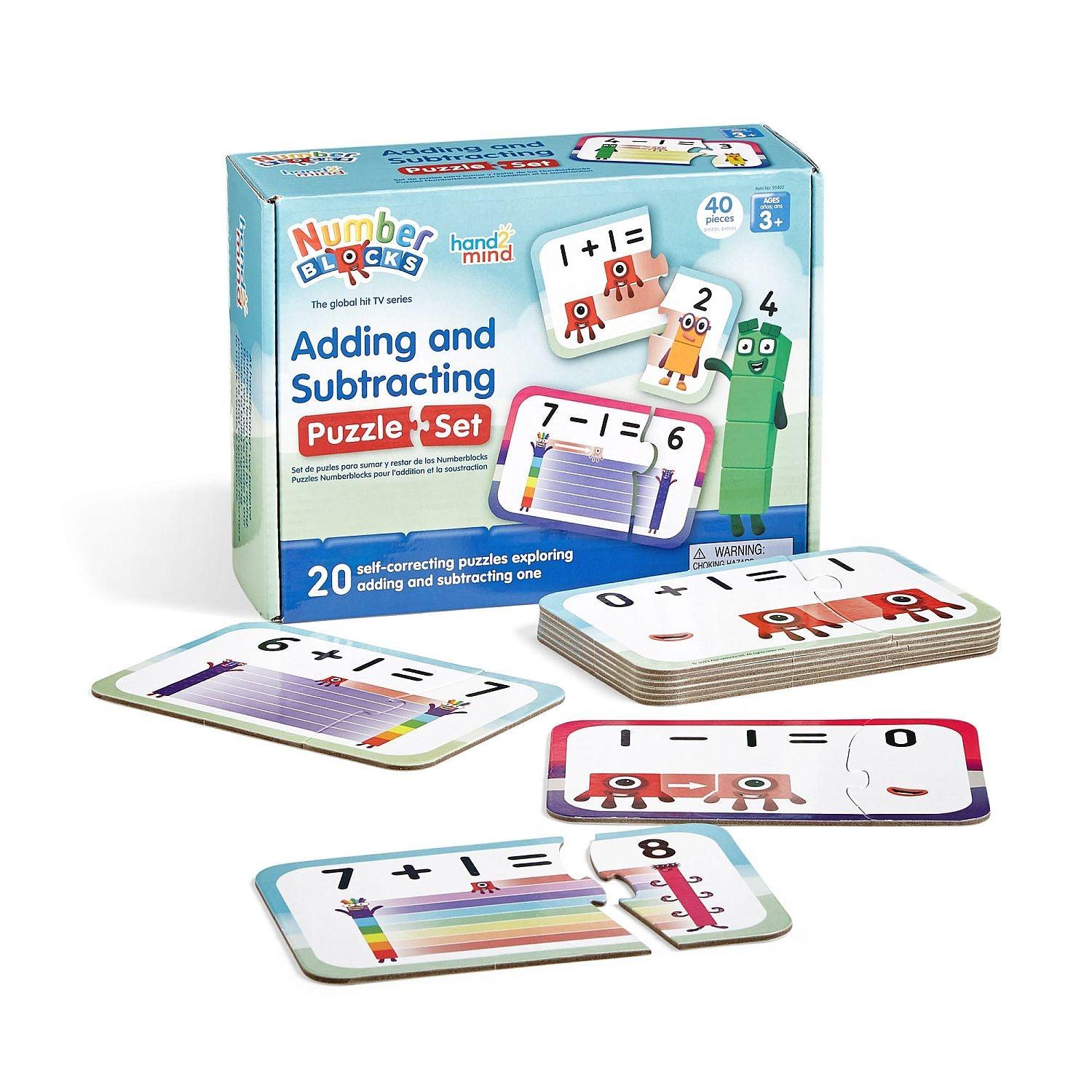 Hand 2 Mind - Jeu de casse-têtes Numberblocks pour apprendre à additionner et à soustraire
