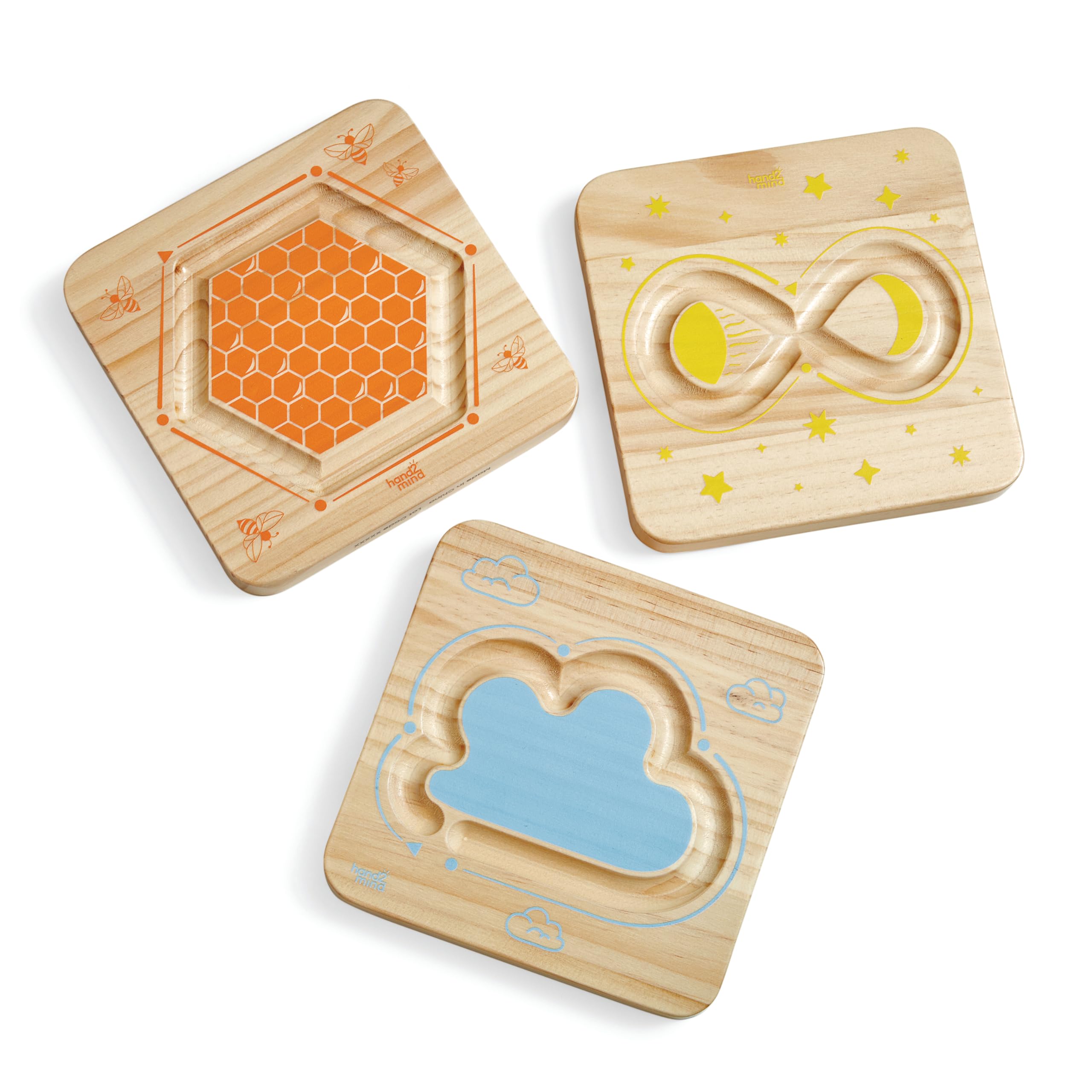 Hand 2 Mind - Wooden Mindful Maze Set