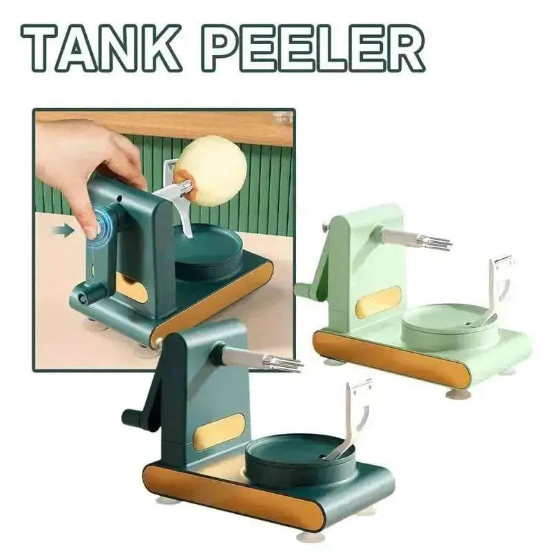 Hand Cranked Multifunctional Peeler Machine & Cutter & Slicer Tool