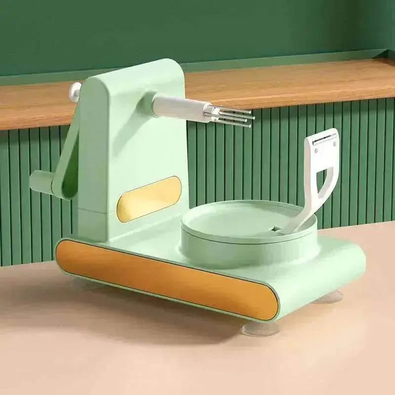Hand Cranked Multifunctional Peeler Machine & Cutter & Slicer Tool