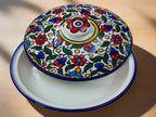 Large Serving Container | Multicolor Floral Pattern