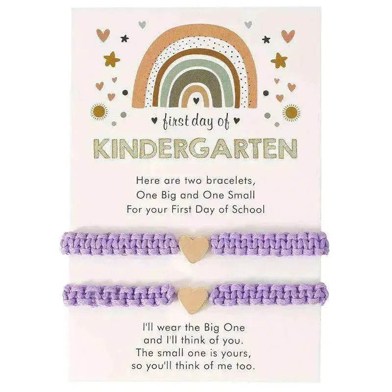 Hand Weaving Golden Love Bracelet