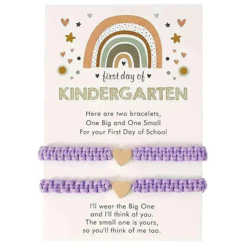 Hand Weaving Golden Love Bracelet