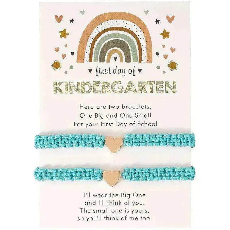 Hand Weaving Golden Love Bracelet