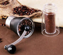 Compact Manual Coffee Grinder, Hand Crank, 36g Capacity, 6x17cm, 310g, for Home and Travel