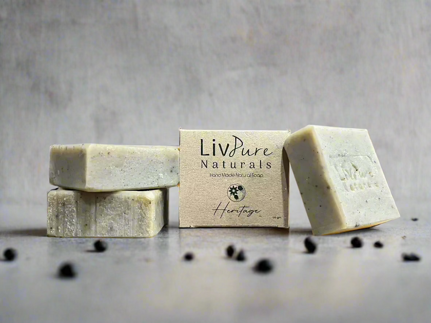 Heritage Black Seed & Honey Olive Oil Soap  | Detox & Nourish Face & Body Bar | Organic Bar Soap