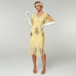 Handmade Embroidery Beads Sequin Tassel Fringed Dress