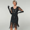 Handmade Embroidery Beads Sequin Tassel Fringed Dress