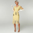 Handmade Embroidery Beads Sequin Tassel Fringed Dress