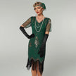 Handmade Embroidery Beads Sequin Tassel Fringed Dress