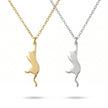Hang In There Kitty Pendant | Necklace