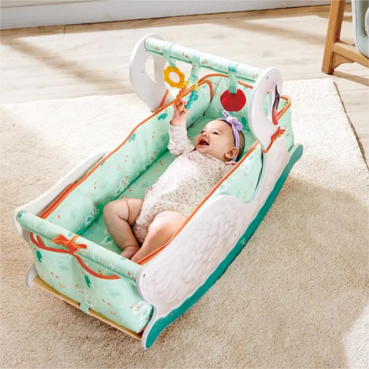 Hape - 2-In-1 Swan Seat Ride-On