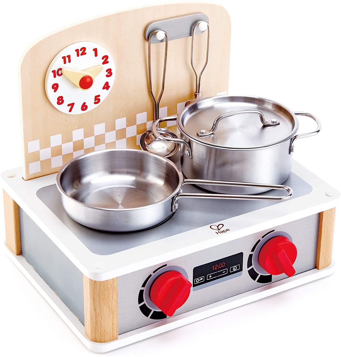 Hape - 2-in-1 Kitchen & Grill Set