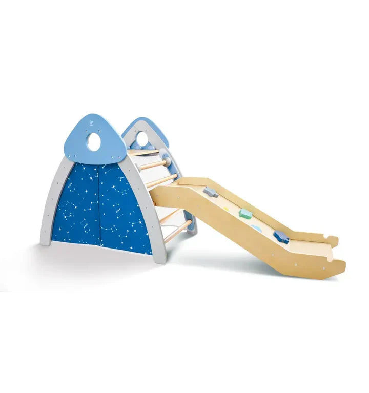 Hape - 4-IN-1 CLIMB ''N'' SLIDE GYM SET
