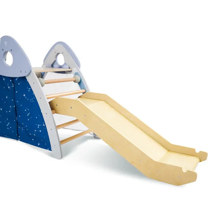 Hape - 4-IN-1 CLIMB ''N'' SLIDE GYM SET