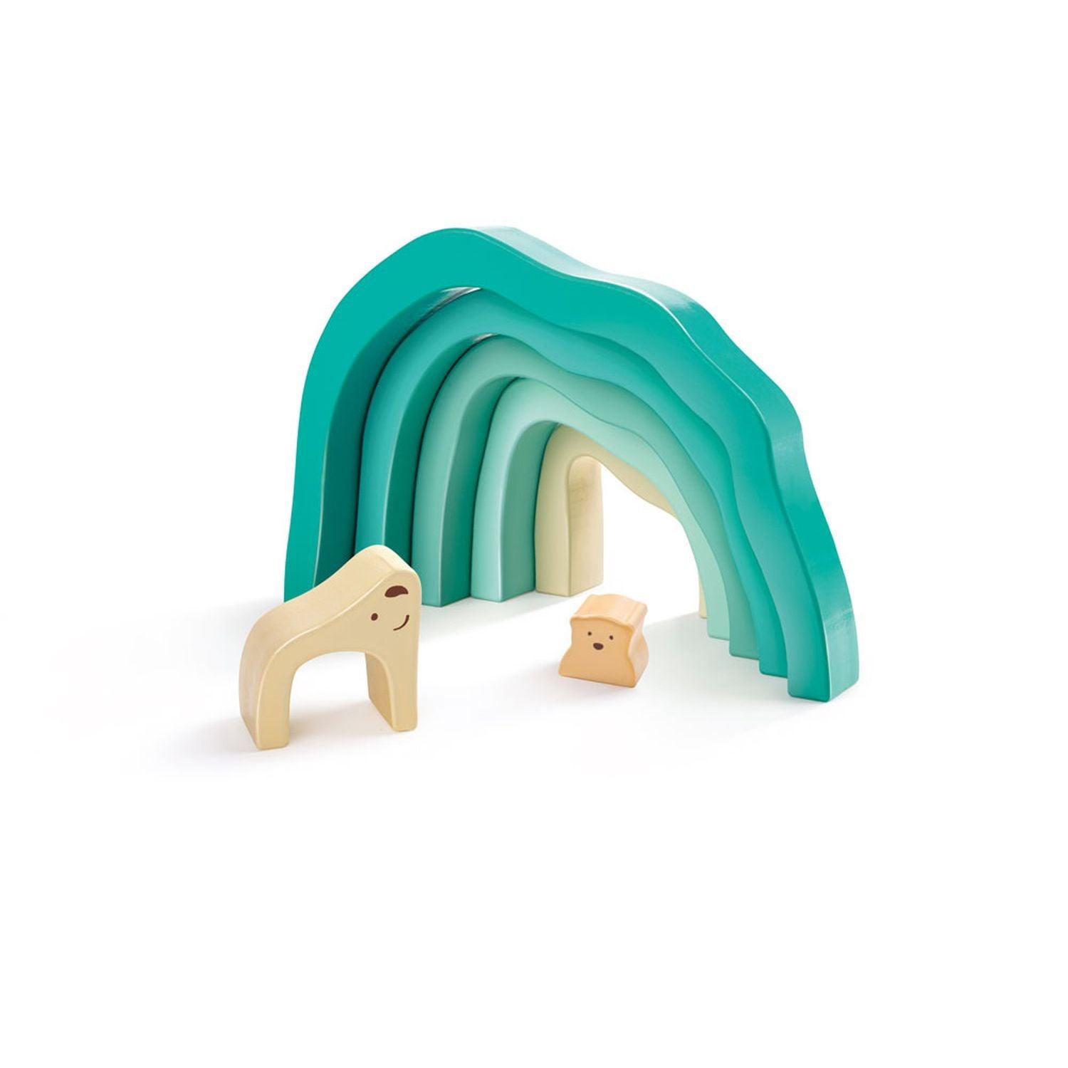 Hape - Arctic Polar Bear Stacking Blocks