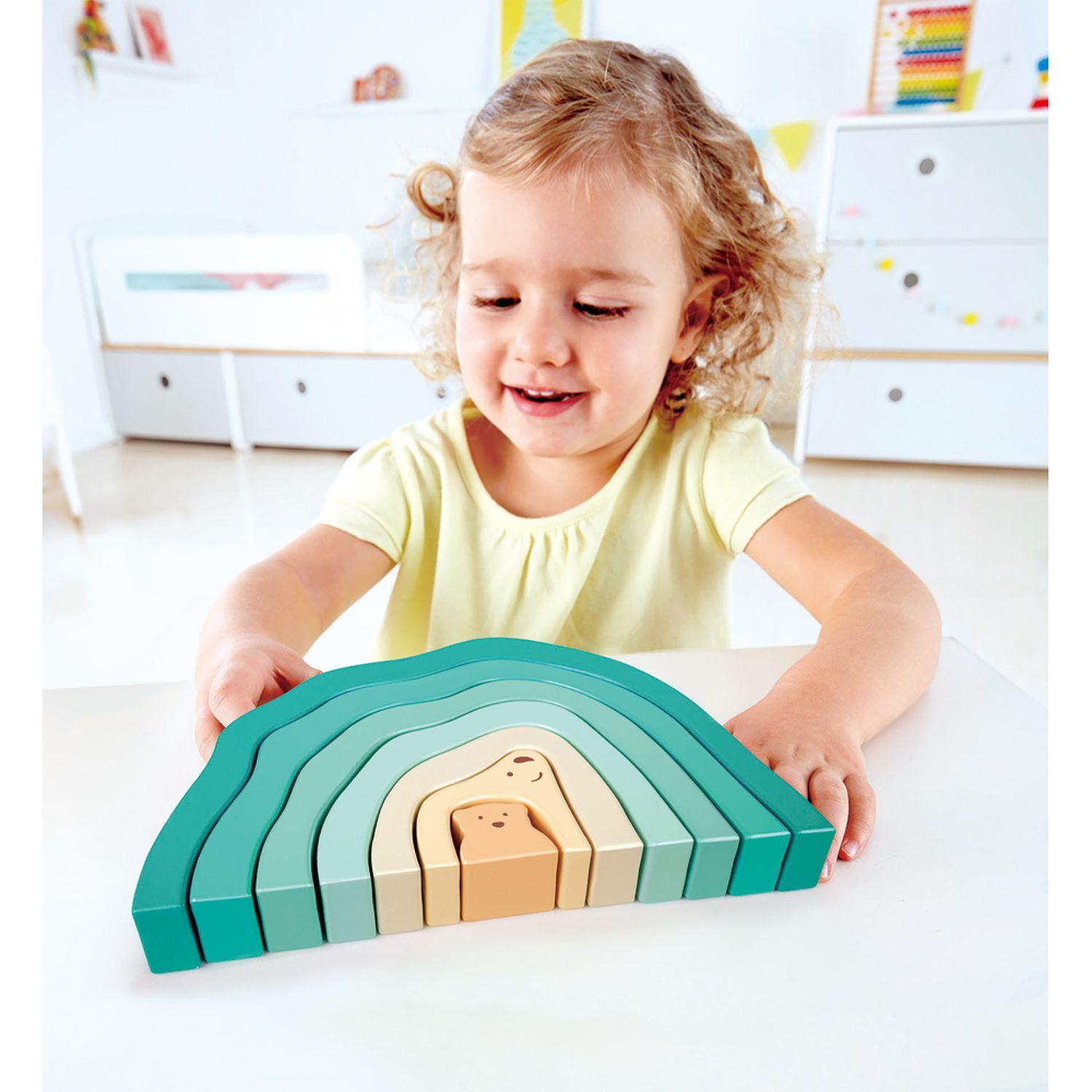 Hape - Arctic Polar Bear Stacking Blocks