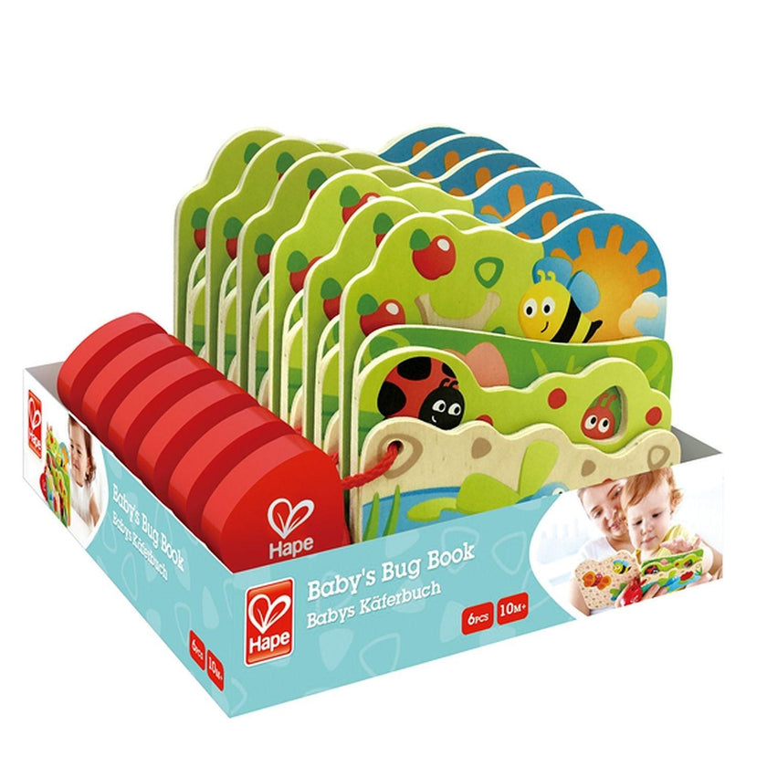 Hape - Le livre des insectes pour bébés (6 pièces/présentoir)