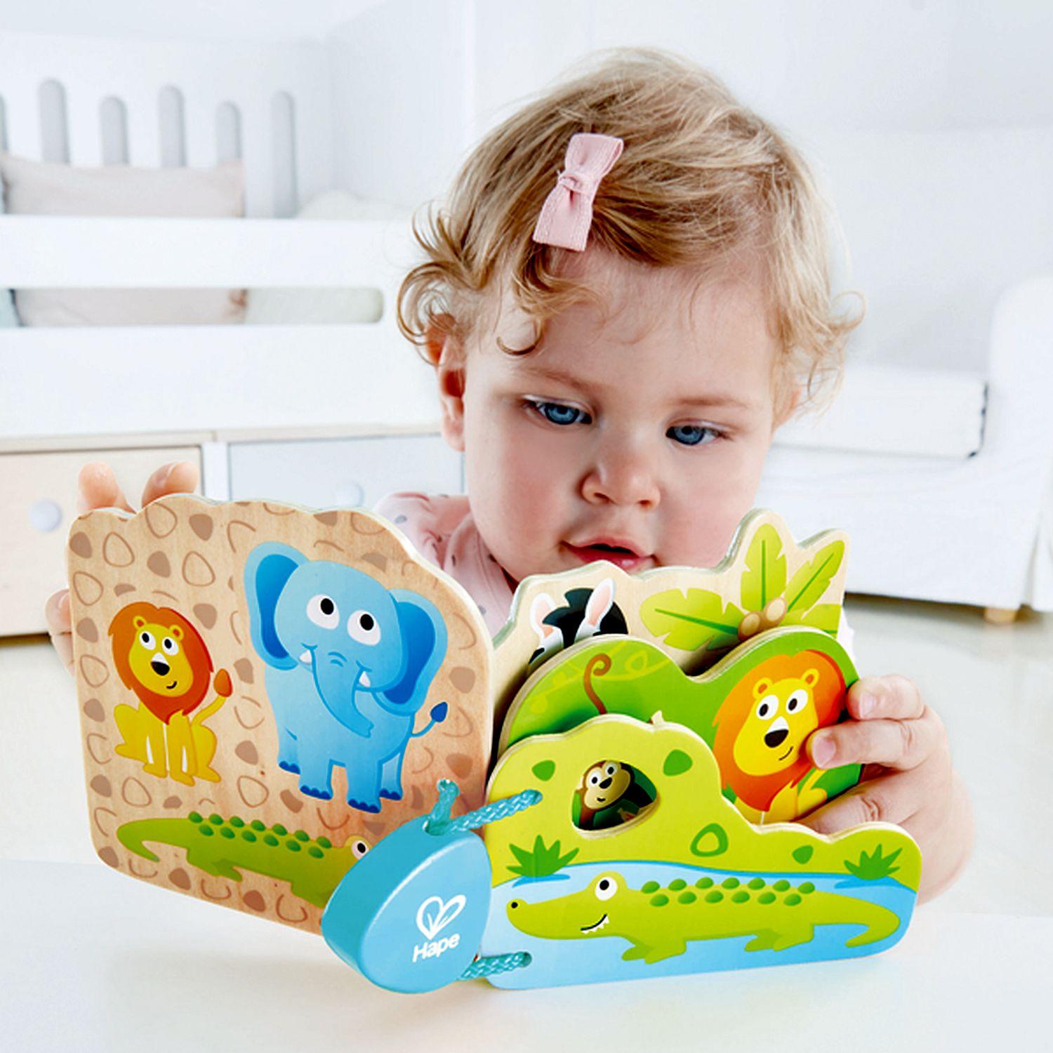 Hape - Baby's Wild Animal Book(6Pcs/Display)