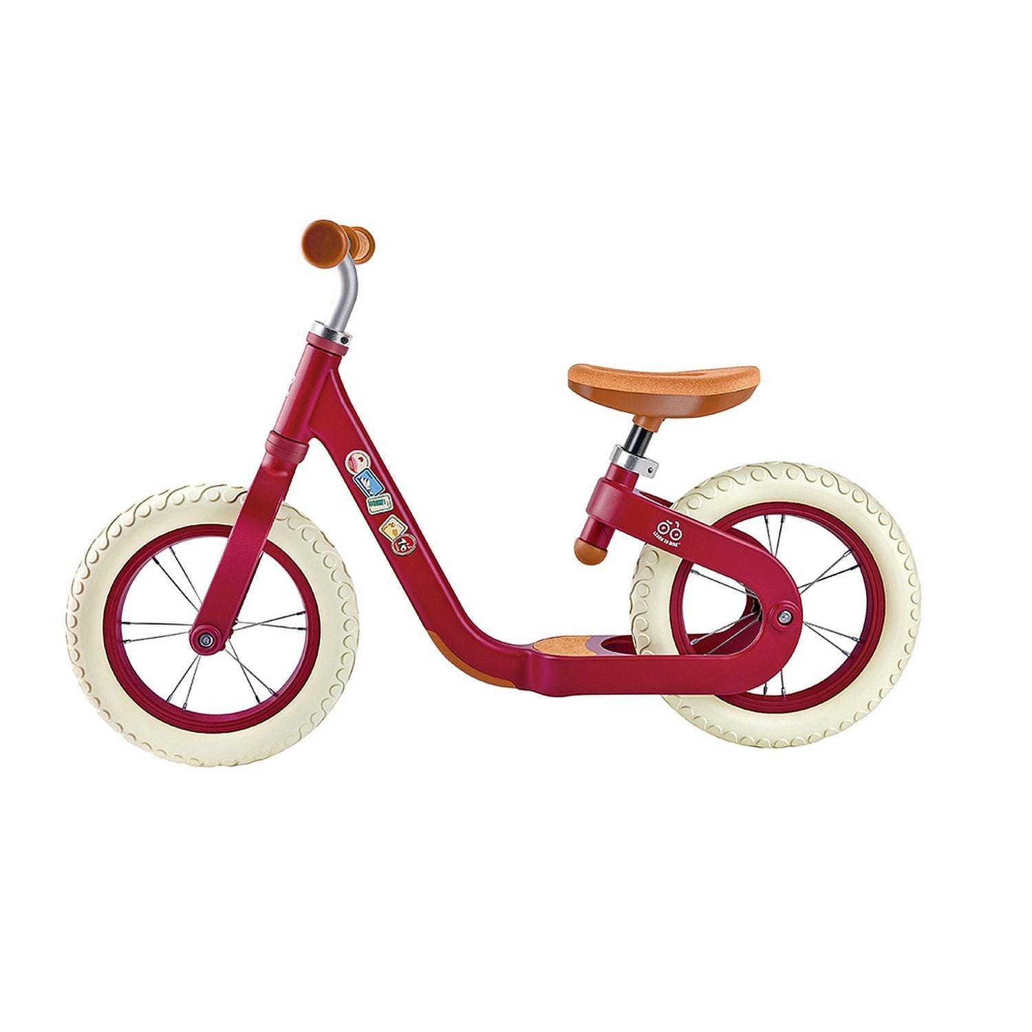 Hape - Basic Balance Bike - Wine Red (Get Up & Go)