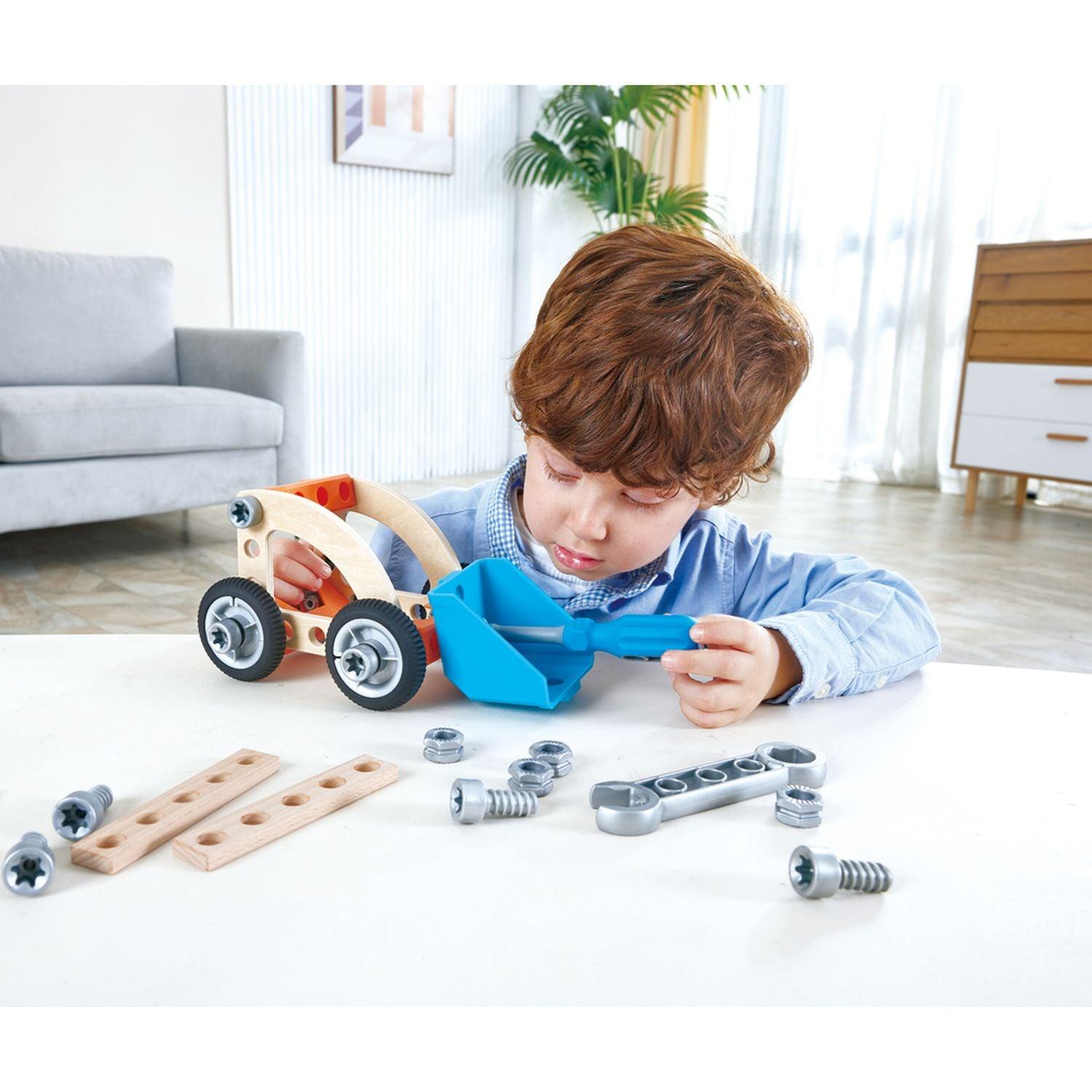 Hape - Coffret de voitures Build 